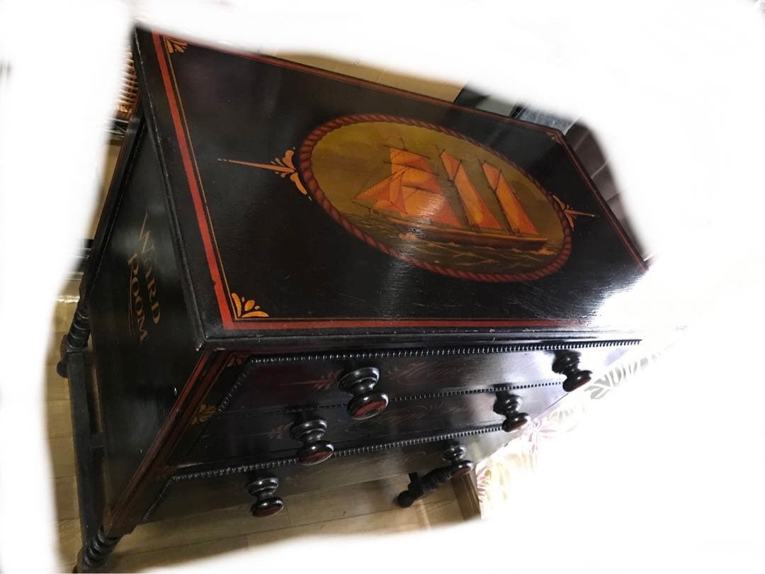 アンティーク　家具　　木製　チェスト