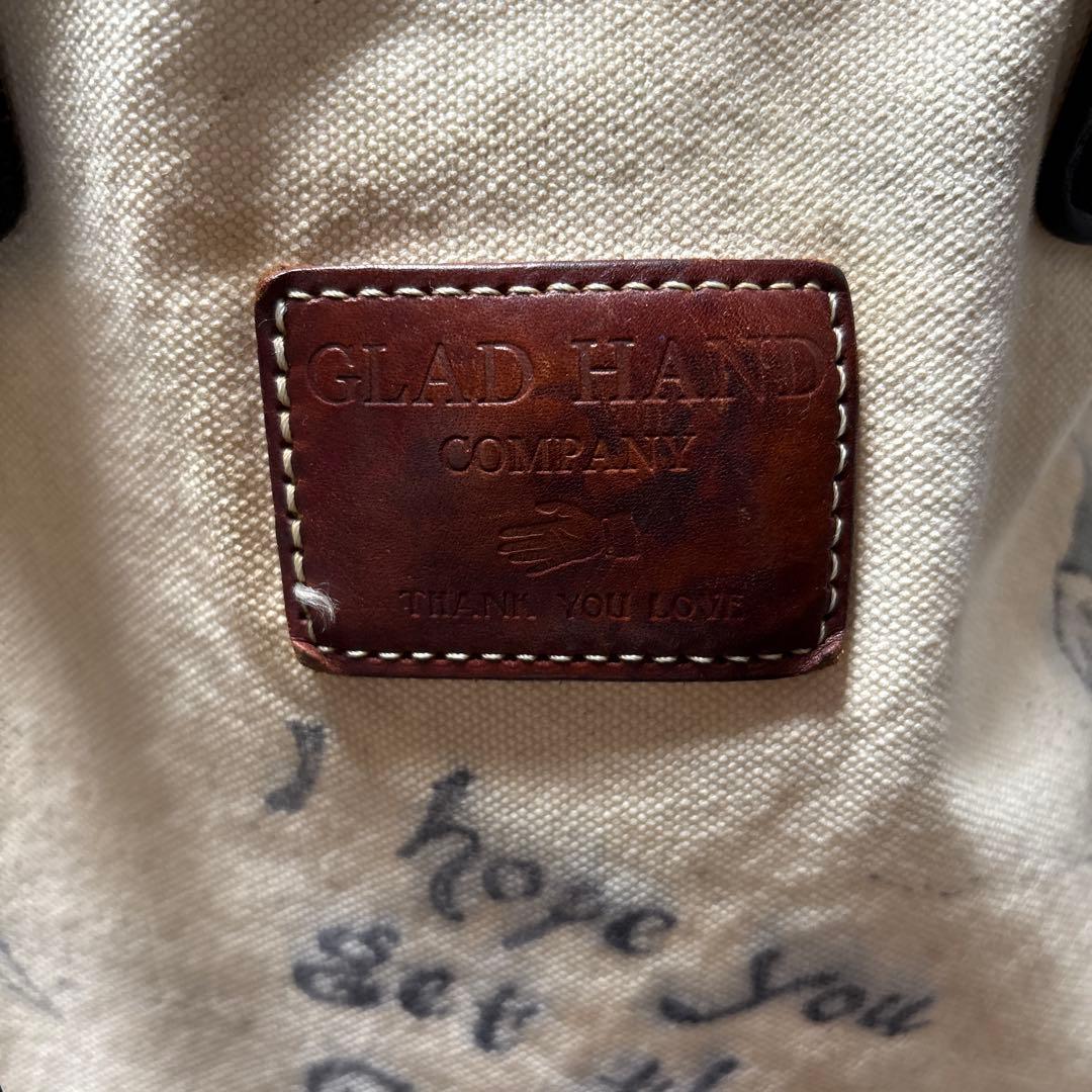 グラッドハンド×ヘリテージ　ハンドペイント　トートバッグ