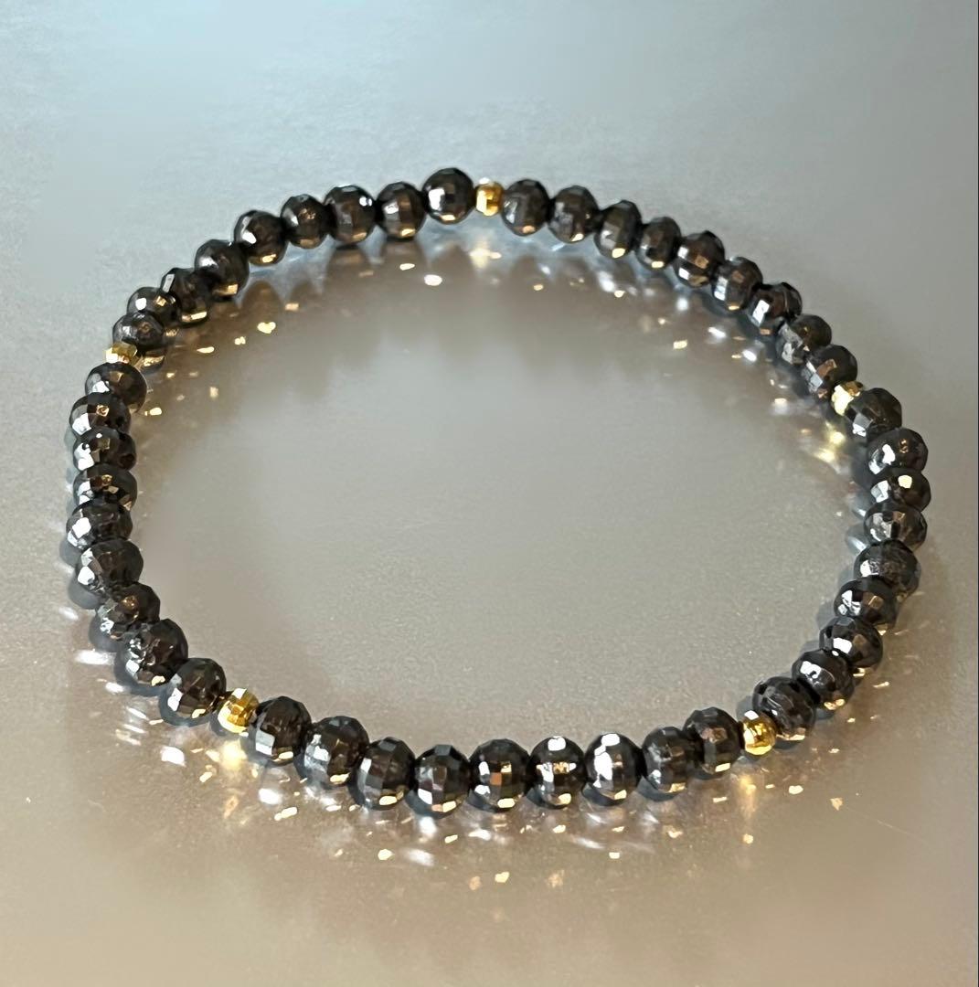 クリスマスセール　ブラックダイヤモンド　ブレスレット
