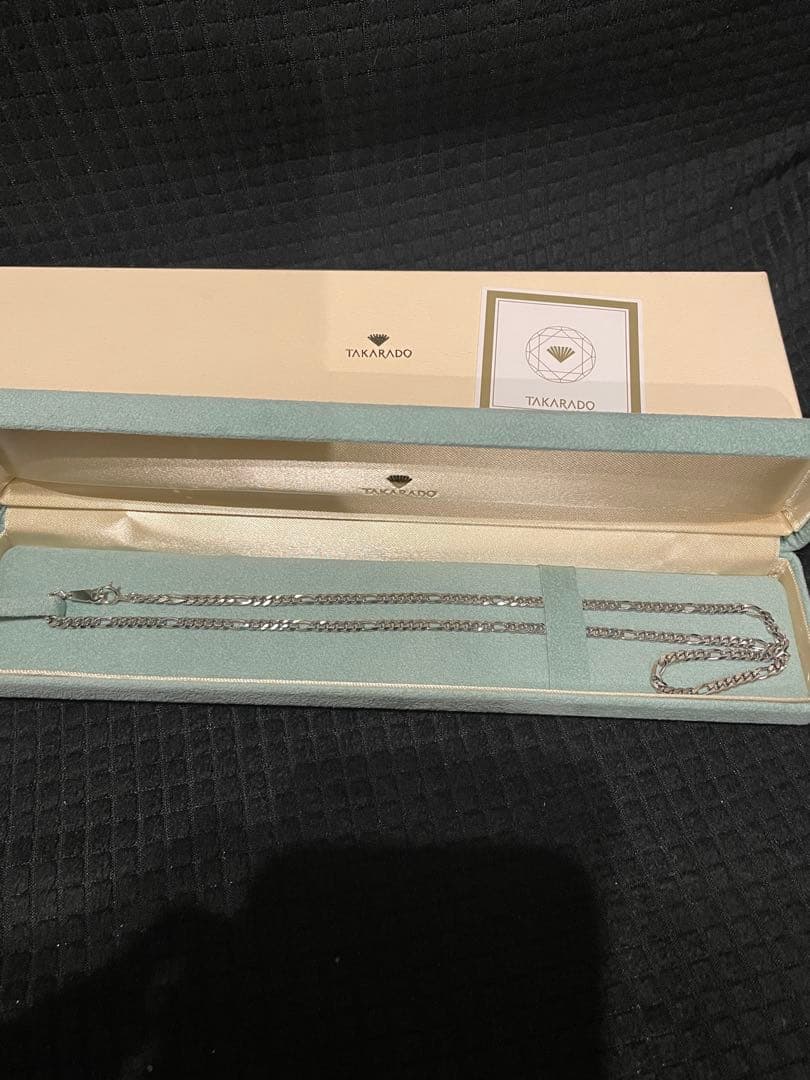 プラチナ　キヘイネックレス　喜平　フィガロチェーン　PT850 メンズ　PT刻印