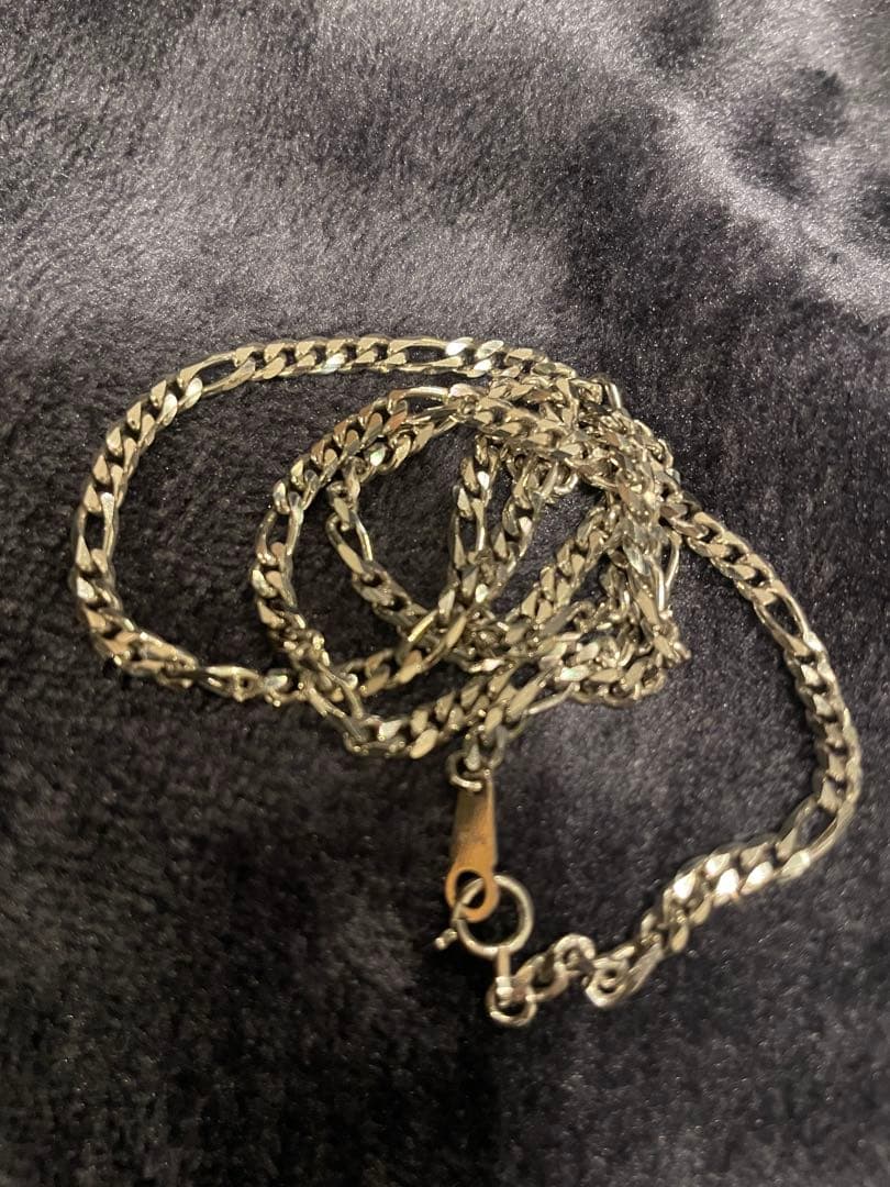 プラチナ　キヘイネックレス　喜平　フィガロチェーン　PT850 メンズ　PT刻印