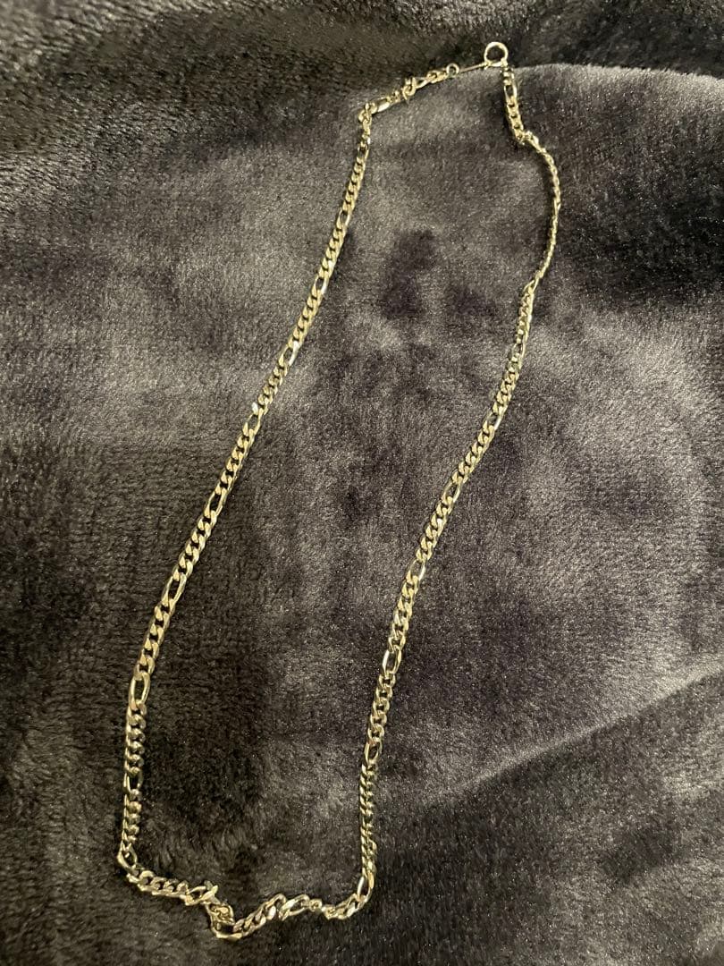 プラチナ　キヘイネックレス　喜平　フィガロチェーン　PT850 メンズ　PT刻印