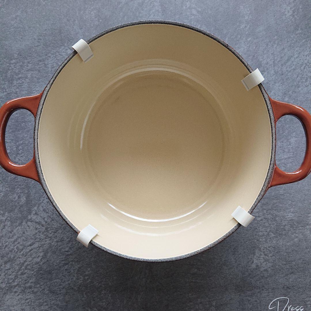 ★未使用★LE CREUSET ココットロンド 18cm チェスナット