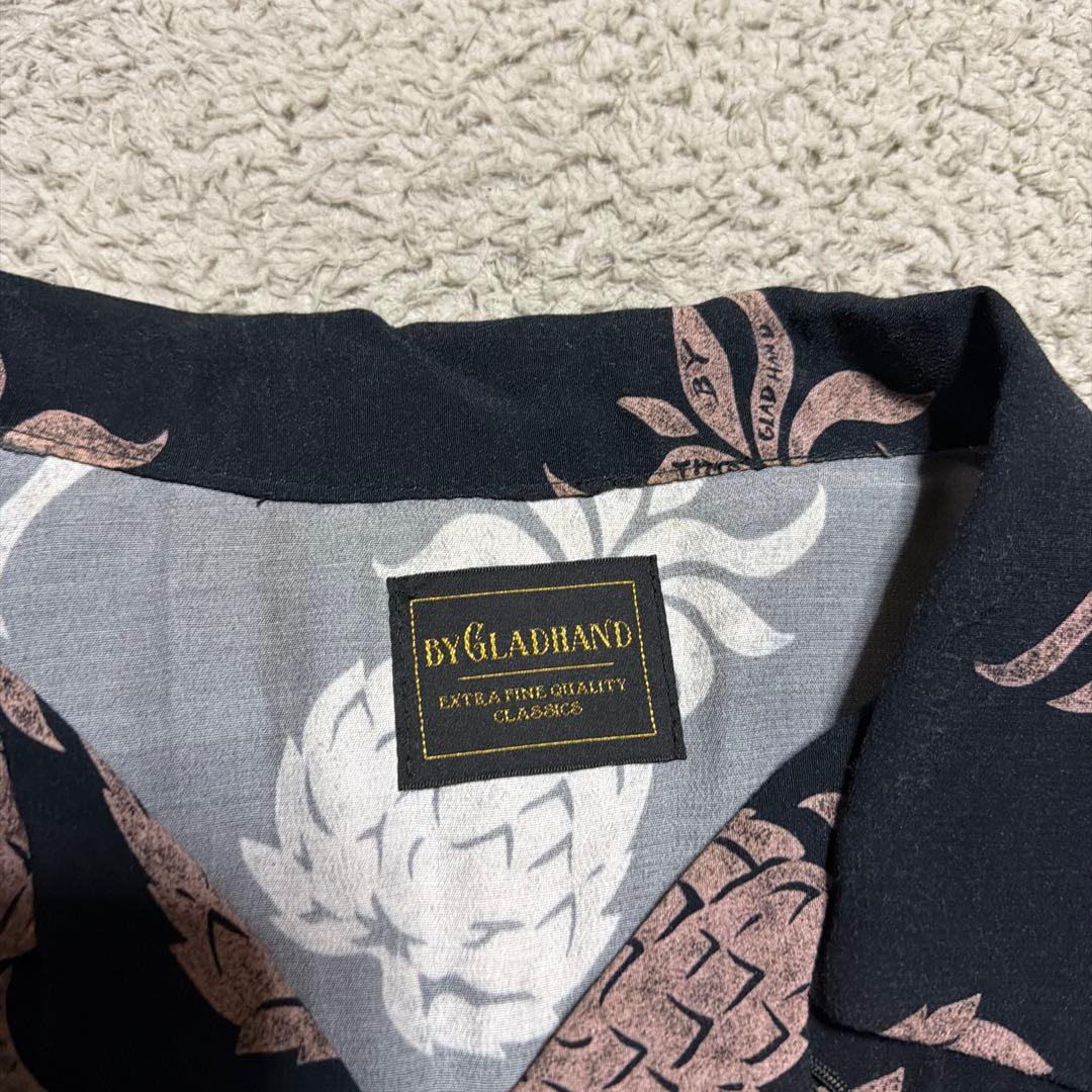 GLAD HAND パイナップル　レーヨンシャツ　L gangsterville