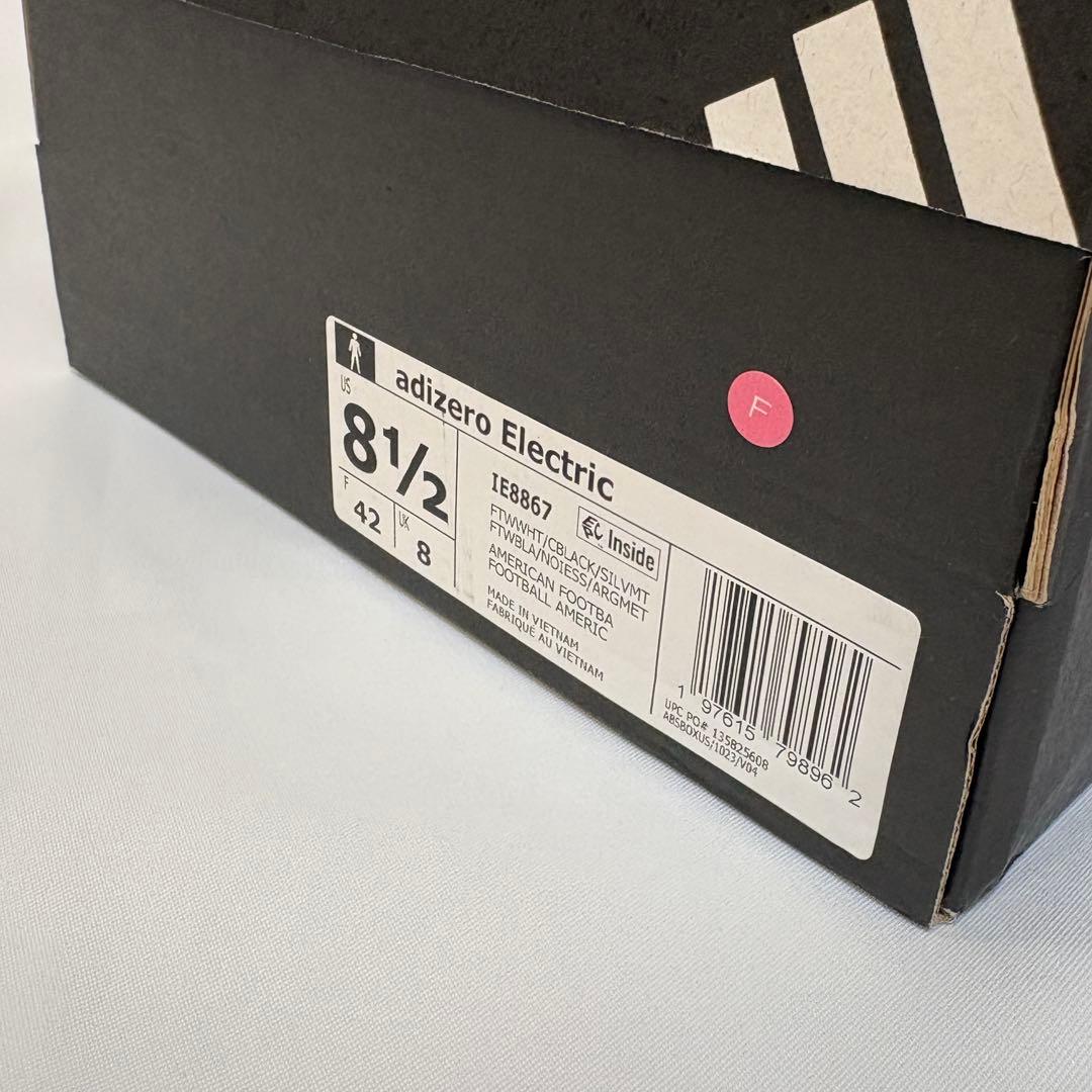 Adizero Electric II Cleats　White　26.5　F