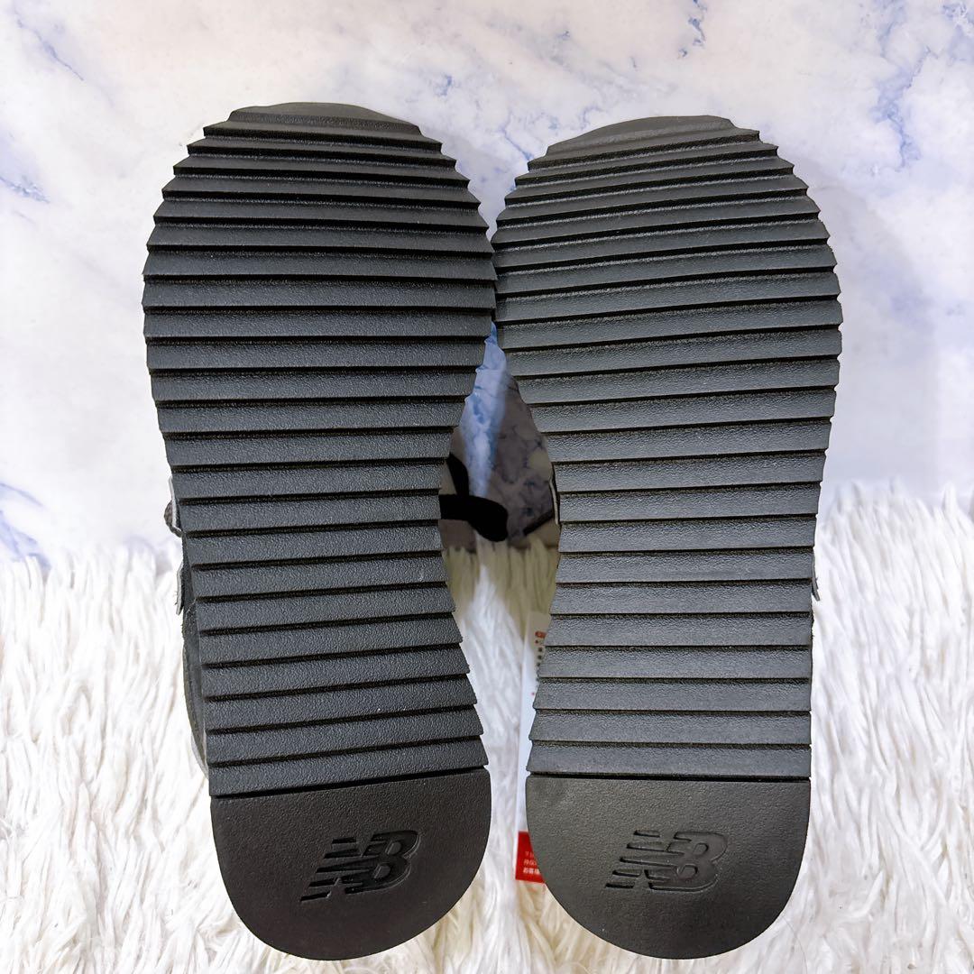 未使用品　ニューバランス 574 厚底 スニーカー 23.5cm ブラック　黒