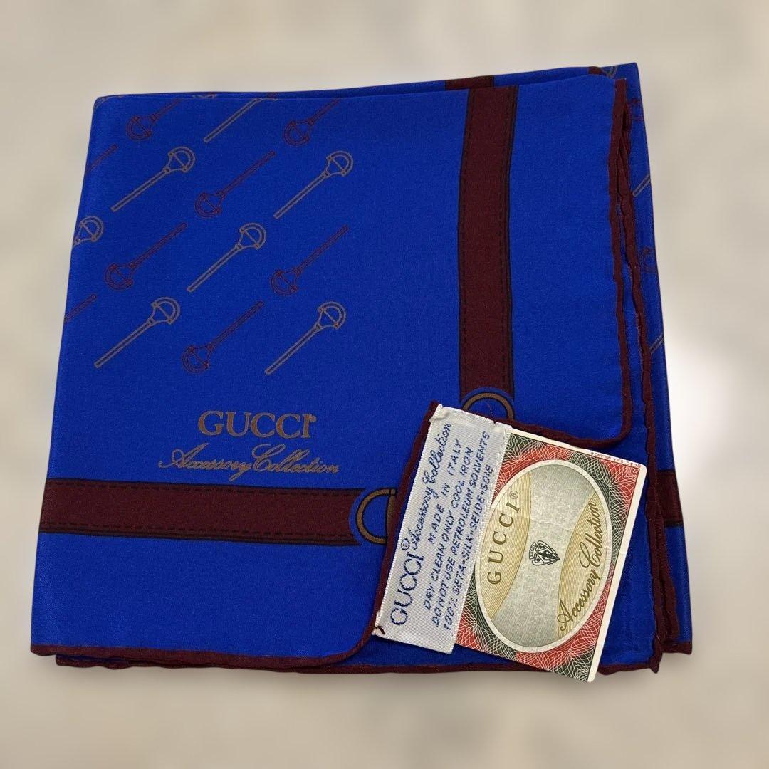 激レア❗️未使用オールドGUCCI ‼️アクセサリーコレクション スカーフ