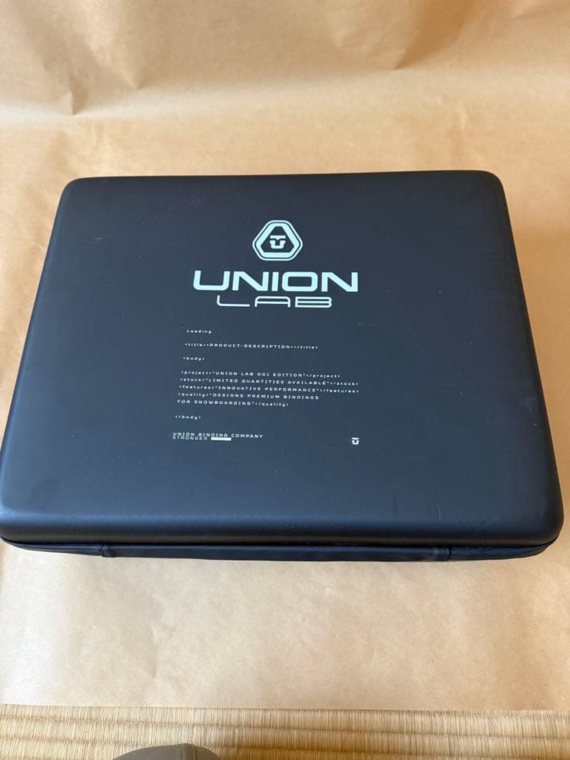 UNION LAB SOURCE PROスノーボードビンディング