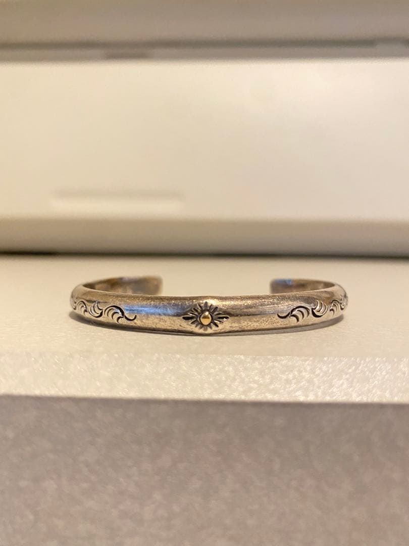 希少 アリゾナ フリーダム バングル ARIZONA k18 silver