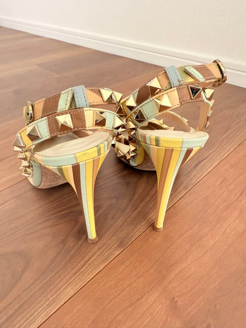 VALENTINO ストラップ付きハイヒール Hawaii購入 レアカラー