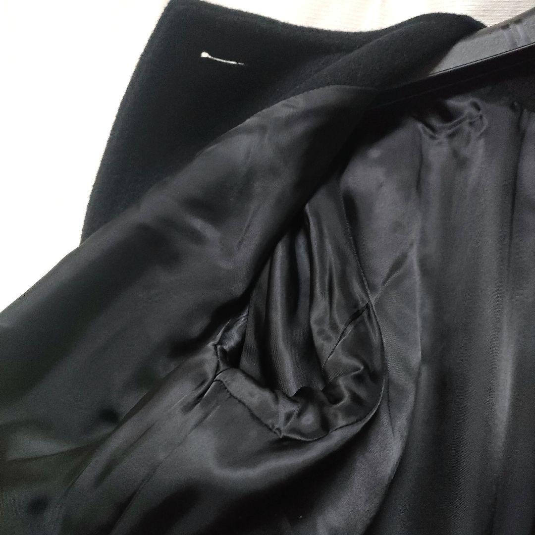 【未使用品】23区 ウールアンゴラビーバーノーカラーコート 40