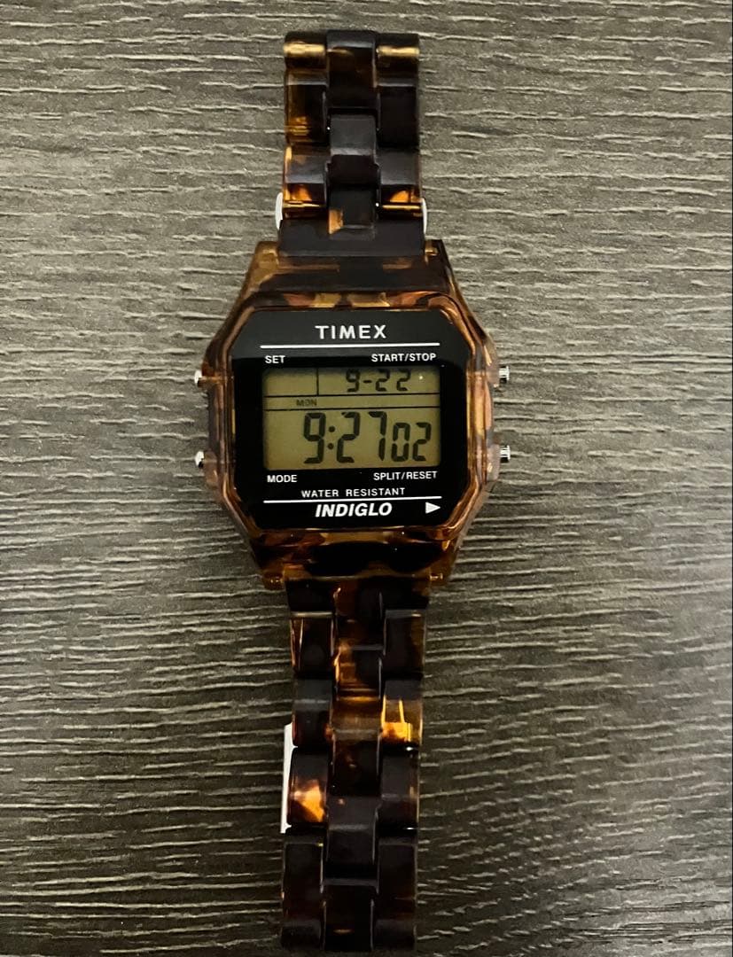 TIMEX BEAMS タイメックス ビームス べっ甲 腕時計 INDIGLO