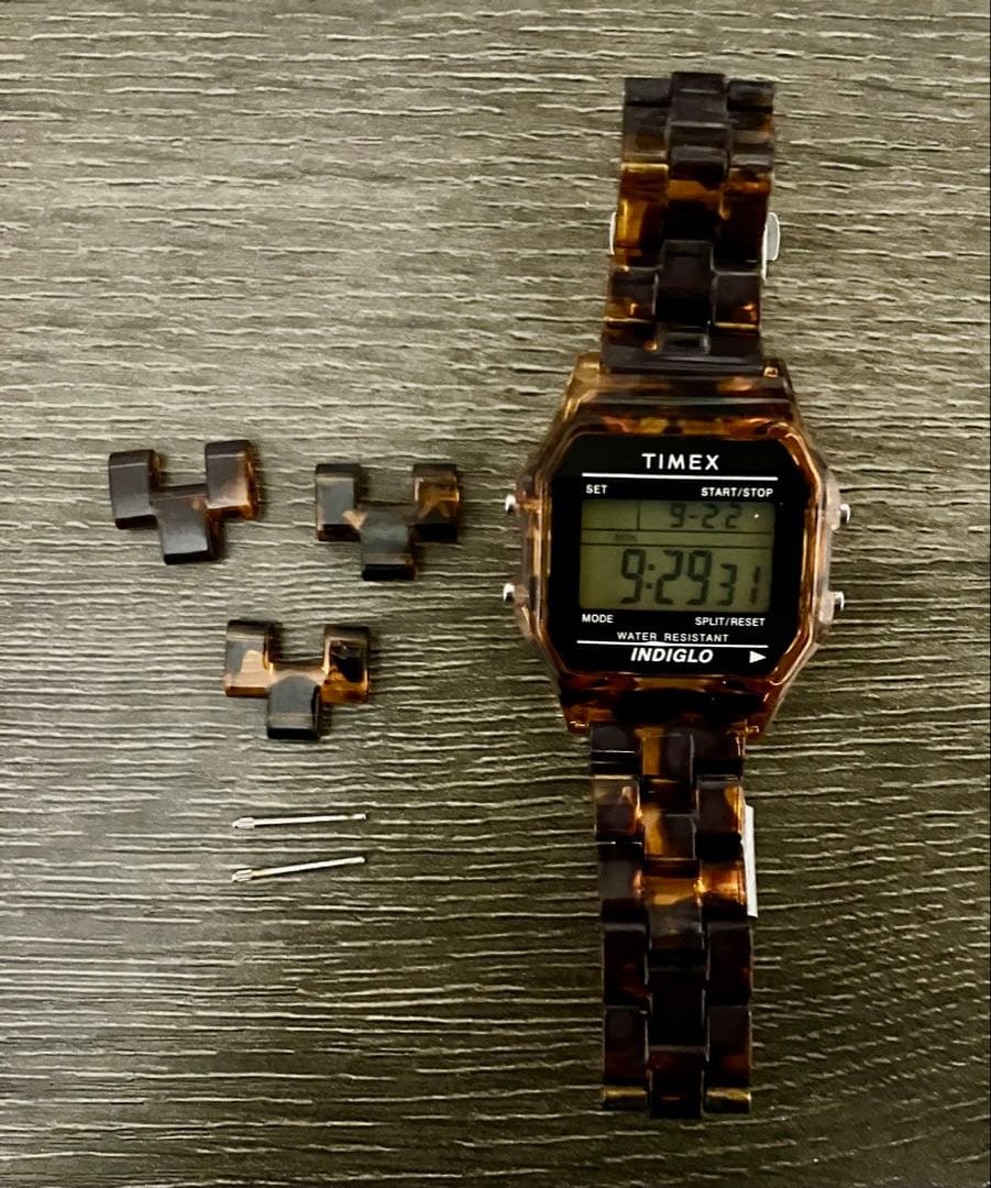 TIMEX BEAMS タイメックス ビームス べっ甲 腕時計 INDIGLO