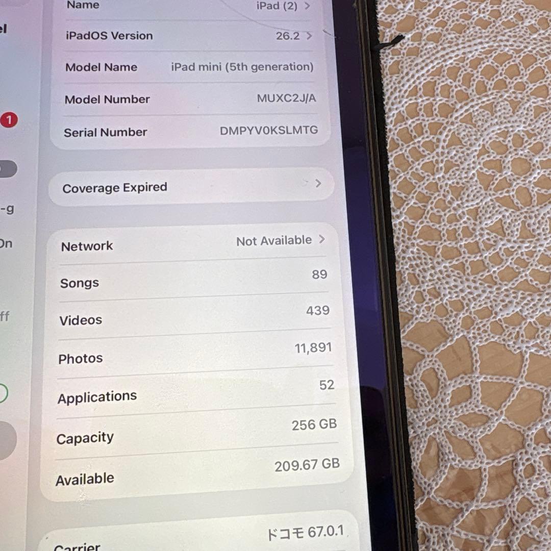 iPad本体 Apple iPad mini (5th generation) 256GB