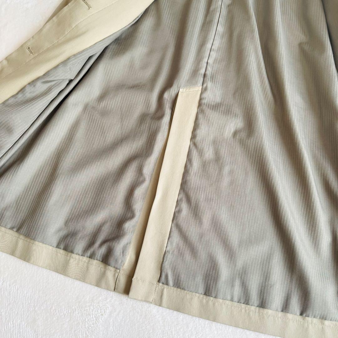 【美品】北欧暮らしの道具店 着こなしきまるトレンチコートベージュ Sサイズ