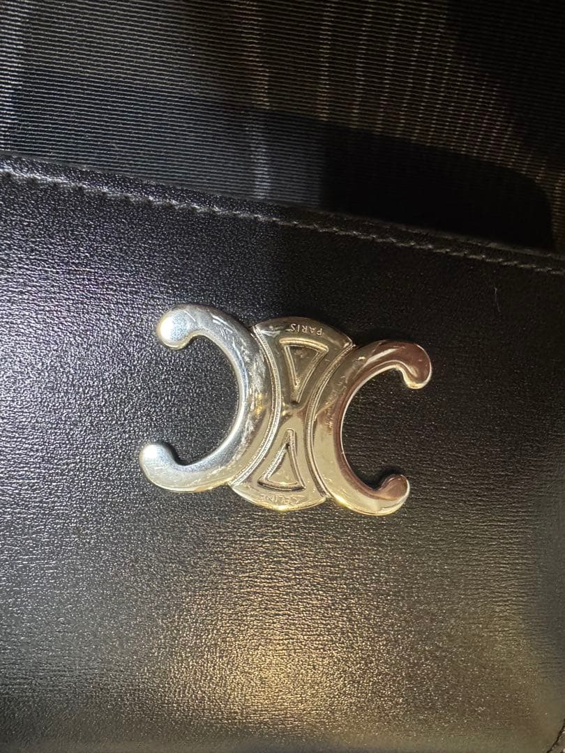 CELINE 二つ折り財布 ブラック