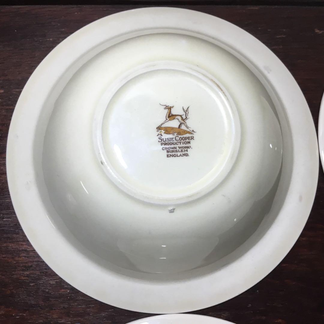 スージークーパー◆ボウル4個 ピンク◆ドレスデンスプレイ サラダボウル