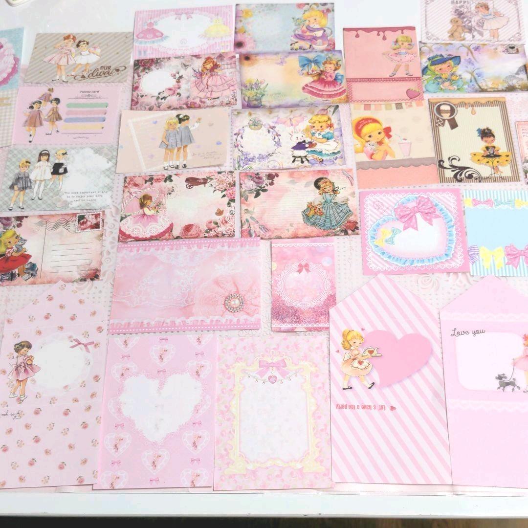 みぃこちゃん様ご確認用♥新作ガーリーレトロガール♥可愛いバラメモ♯611