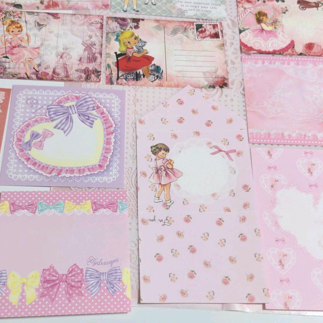 みぃこちゃん様ご確認用♥新作ガーリーレトロガール♥可愛いバラメモ♯611