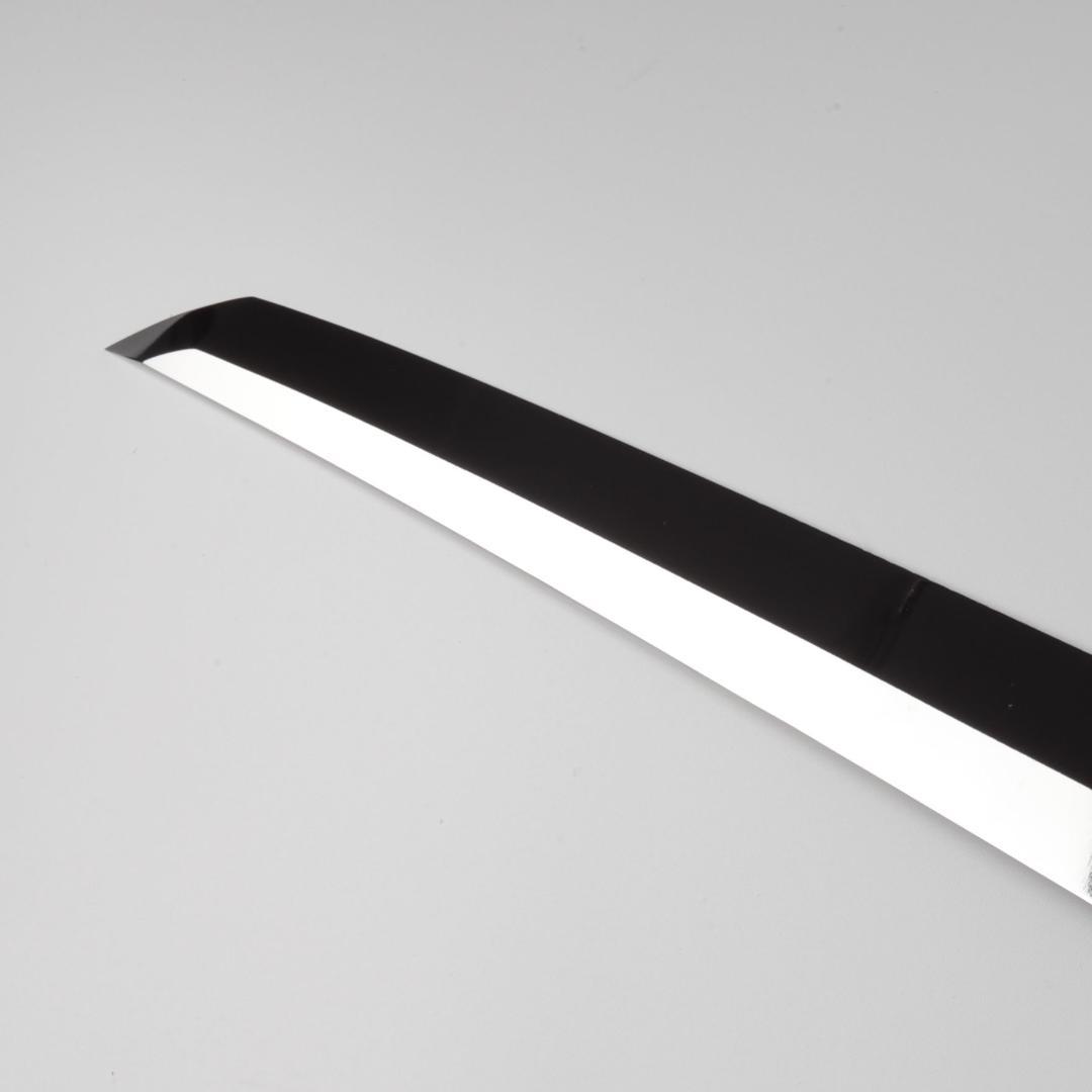 梵静刃物マグロ包丁 刃渡二尺 鏡面仕上げ 刺身包丁 反りスネークウッド柄 鞘付き