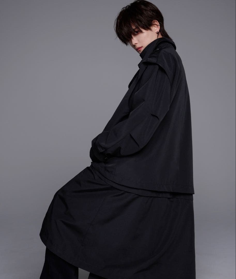 ADRER 7 way coat ブラック Sサイズ トレンチコート ブルゾン