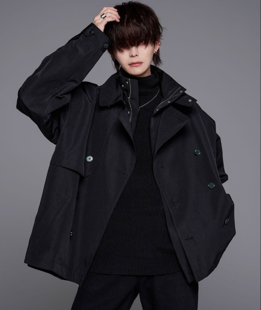 ADRER 7 way coat ブラック Sサイズ トレンチコート ブルゾン