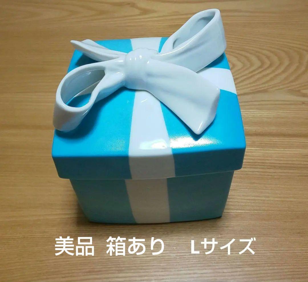 ティファニー ブルーボウボックス Lサイズ