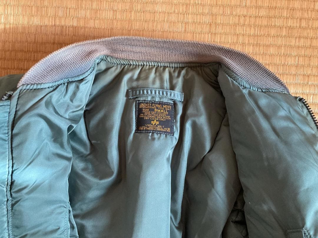 USA製 ALPHA MA-1 フライトジャケット 50s 復刻 Sサイズ