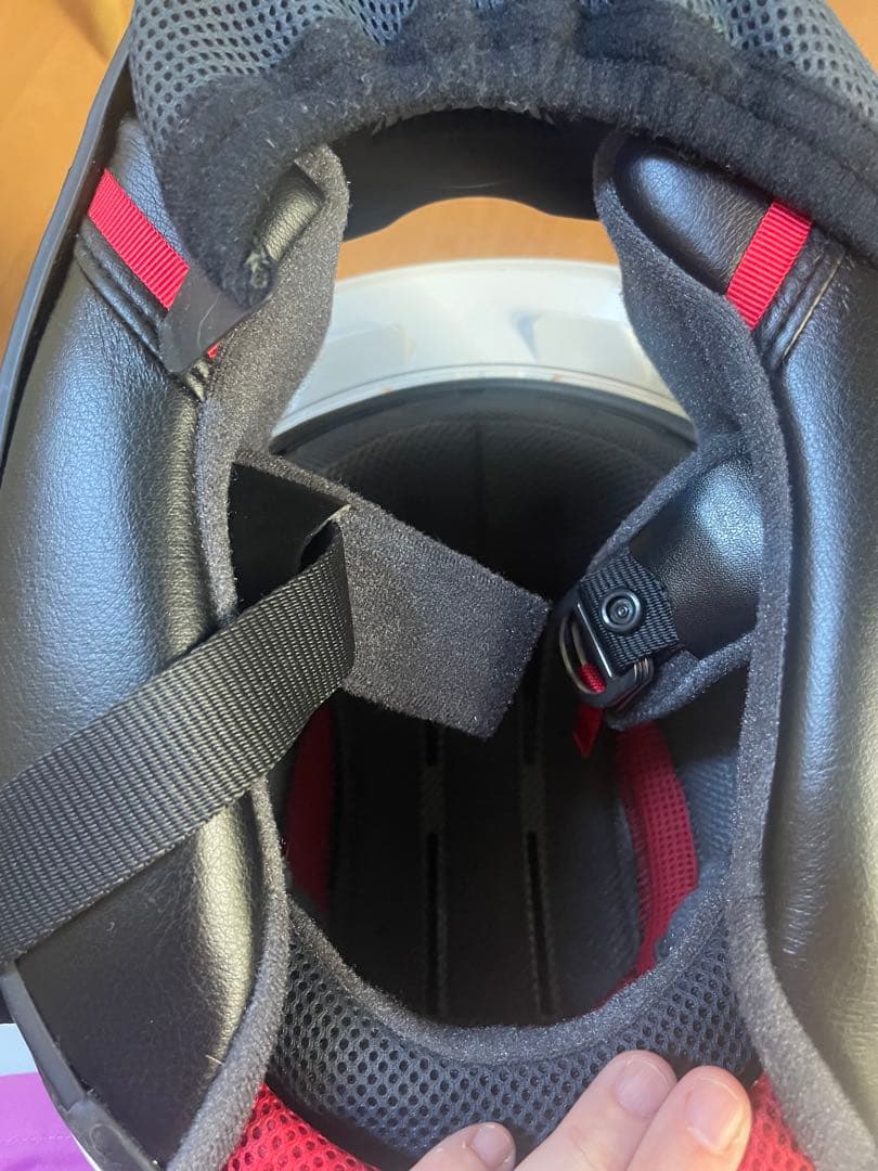 SHOEI フルフェイスヘルメット ホワイト/ブルー/レッド