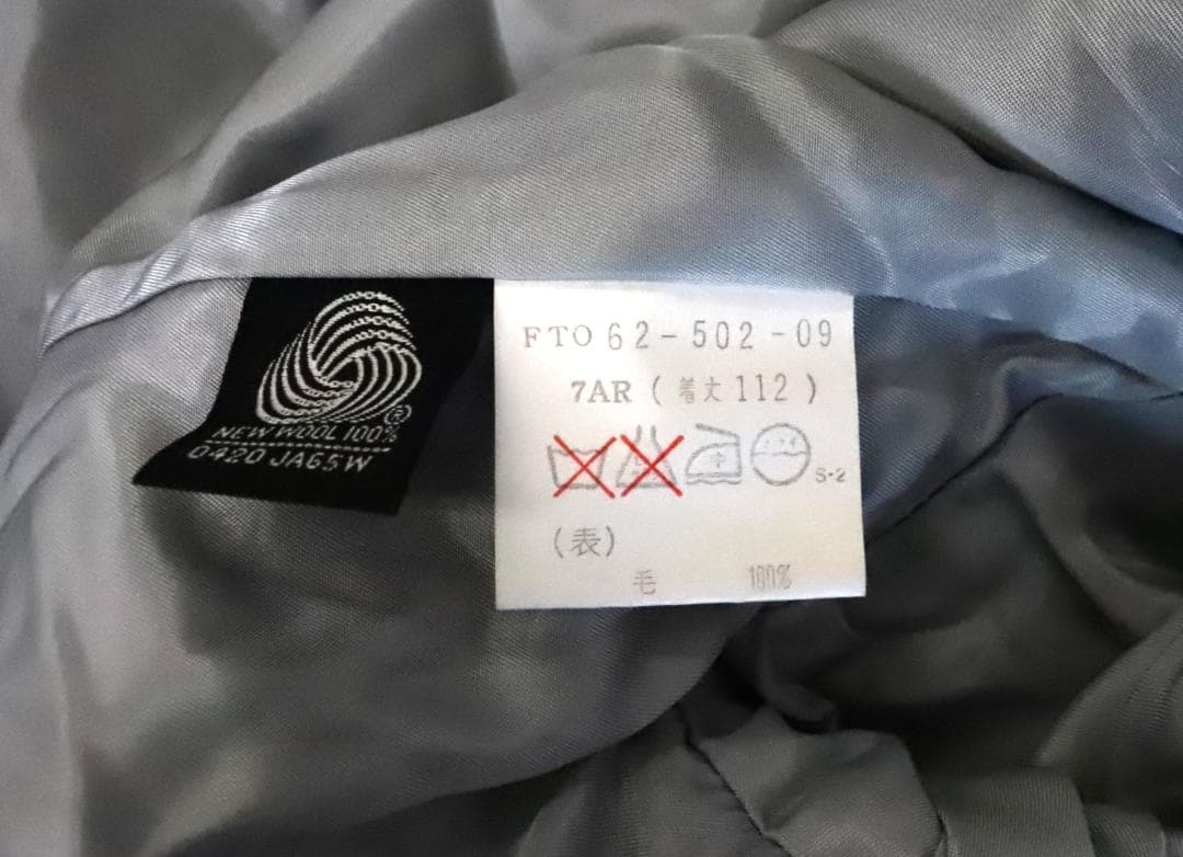 ★バーバリー チェスターコート ウール カシミヤ混 ブラック ダブルコート