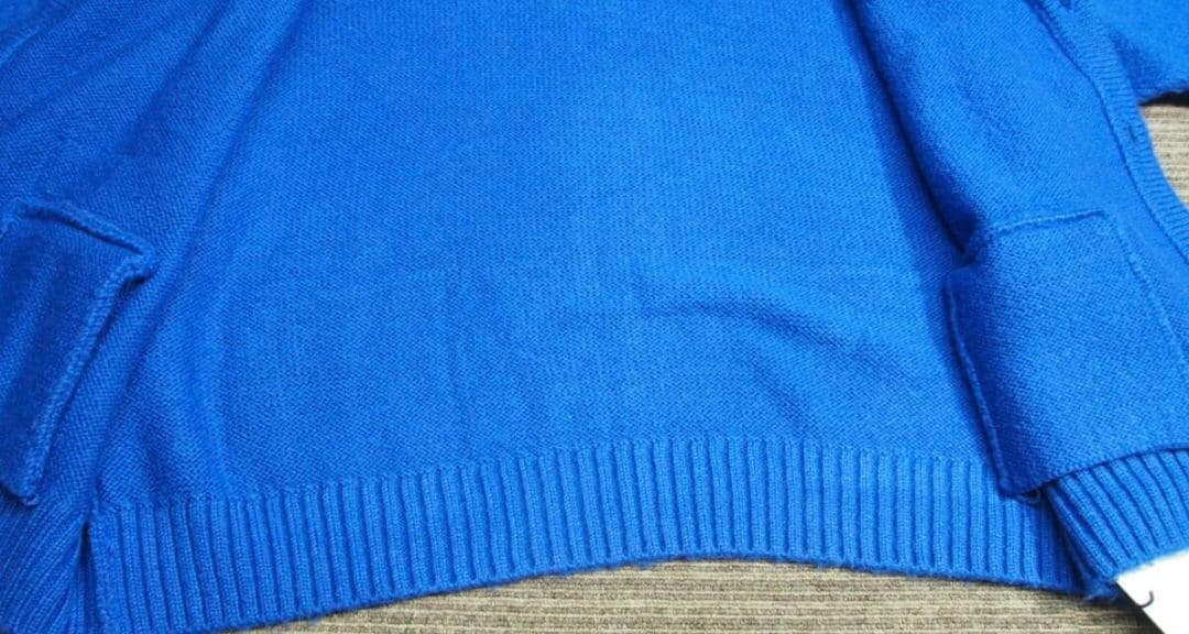 新品 WTAPS カーディガン ブルー　Lサイズ　palmer ダブルタップス