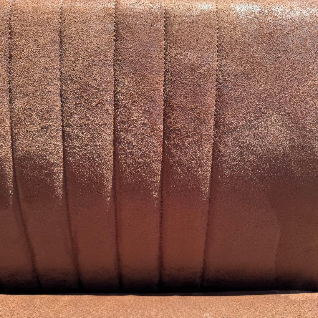 CRASHGATE GRESS SOFA ブラウン 二人掛け 片側アーム付き