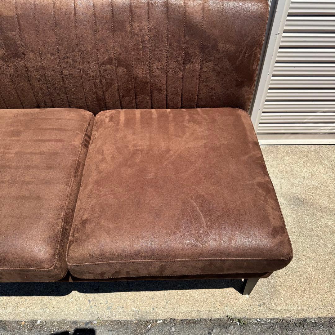 CRASHGATE GRESS SOFA ブラウン 二人掛け 片側アーム付き