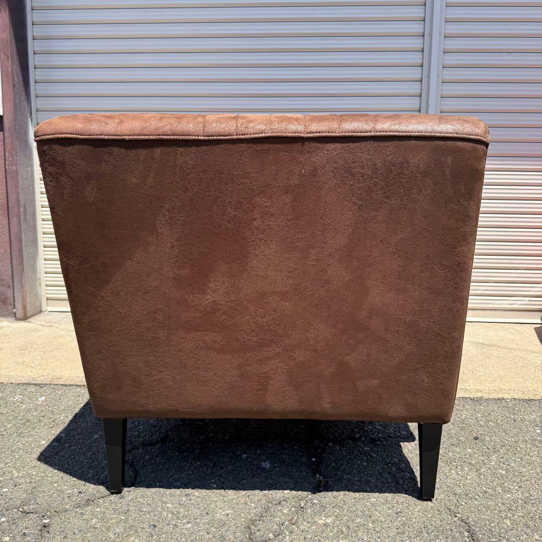 CRASHGATE GRESS SOFA ブラウン 二人掛け 片側アーム付き