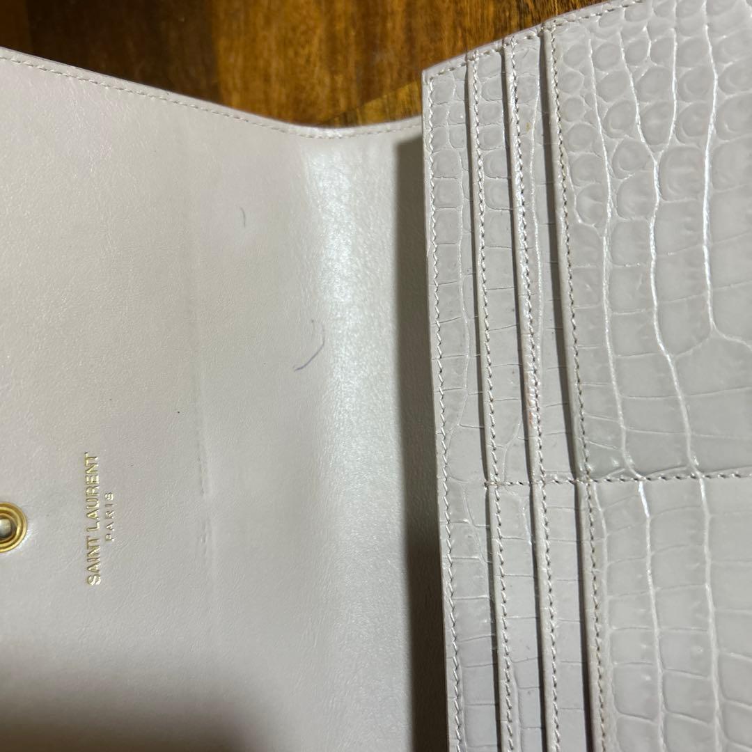 イブサンローラン　ピンク　長財布