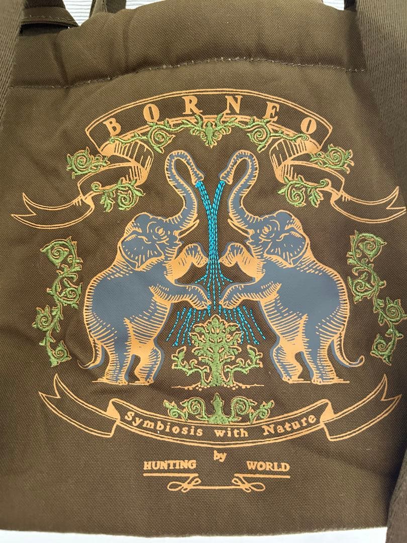 ハンティングワールド ボルネオチャリティー 2way トートバッグ　ショルダーS