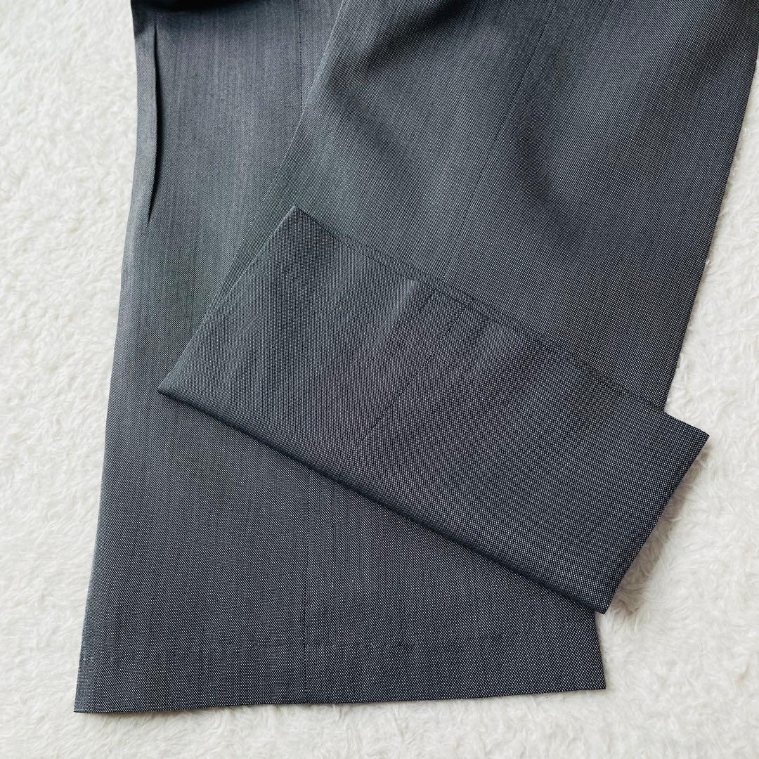 バーバリーロンドン　パンツスーツ　セットアップ　　シルク混　大きめXL