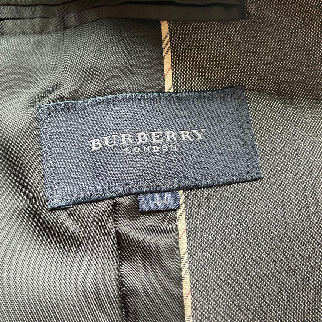 バーバリーロンドン　パンツスーツ　セットアップ　　シルク混　大きめXL