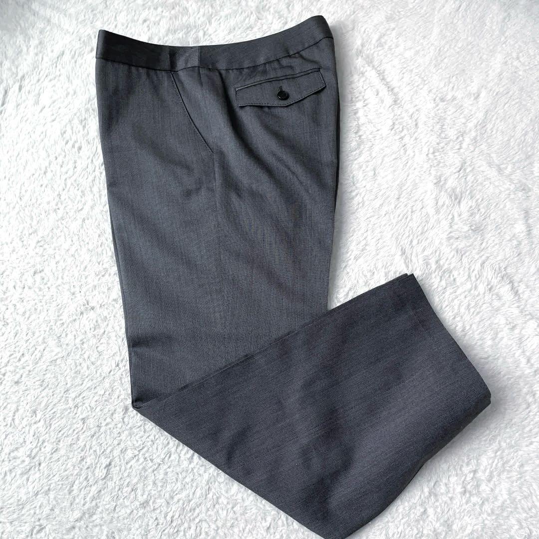 バーバリーロンドン　パンツスーツ　セットアップ　　シルク混　大きめXL