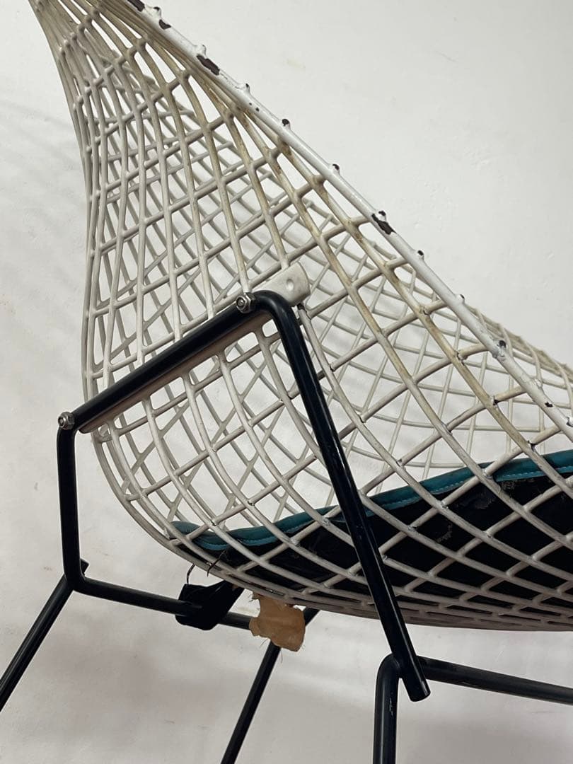 Knoll ヴィンテージ ハリーベルトイア ダイヤモンド チェア シートパット付