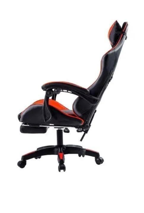 新品　レーシングチェア 椅子 ゲーミング リクライニング クッション 赤