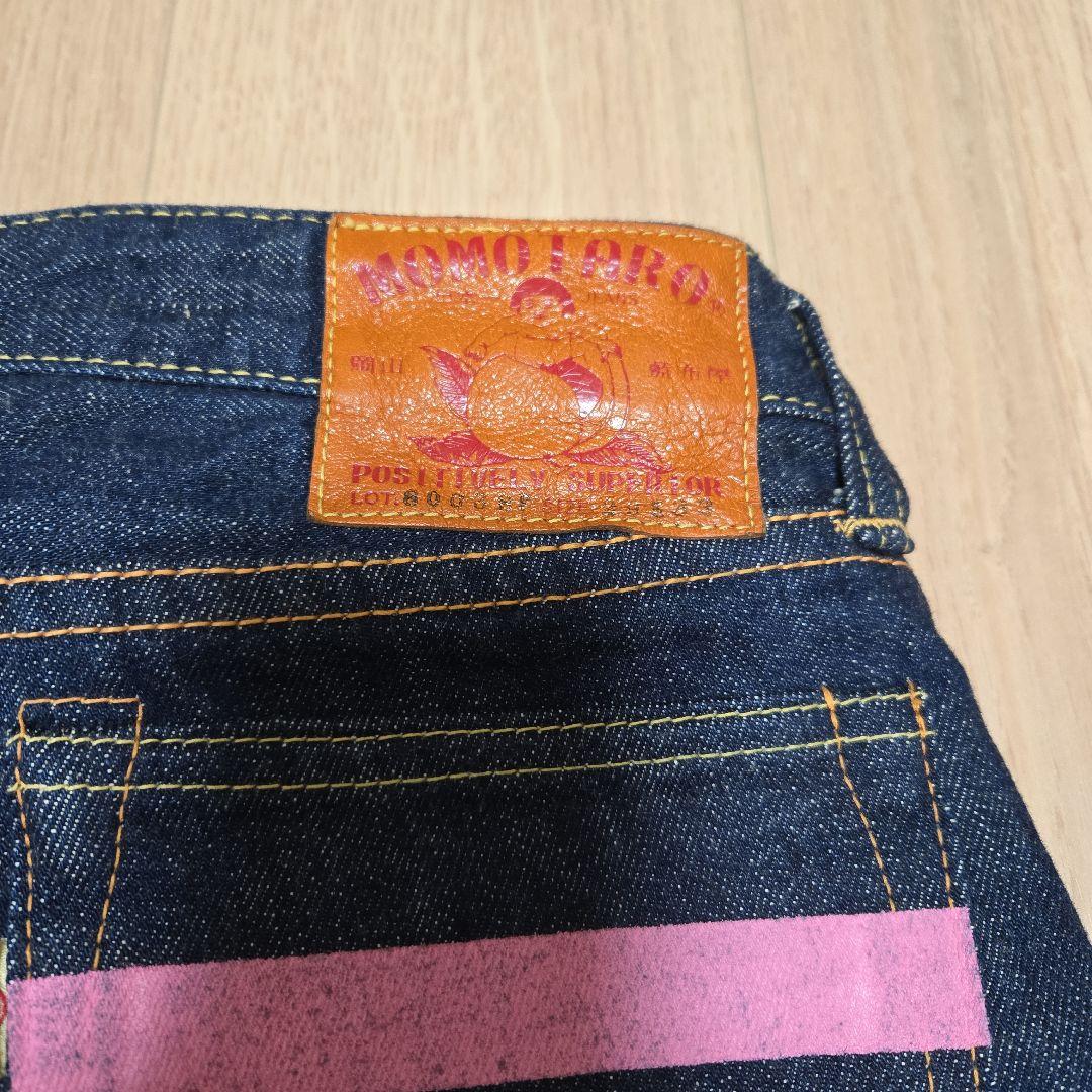 桃太郎ジーンズ ストレートデニム ダークブルー レディース W29