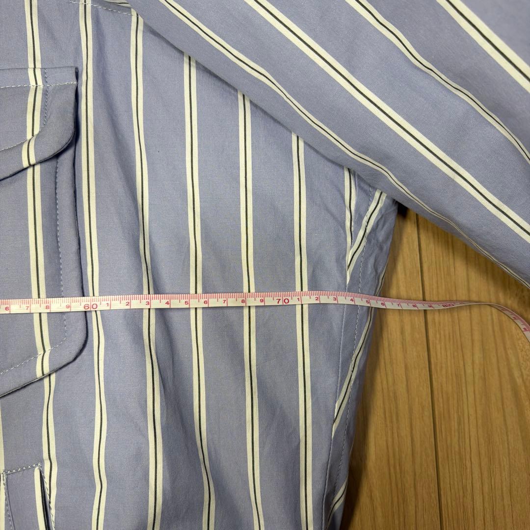 メゾンミハラヤスヒロ Stripe Puffer Shirt 46