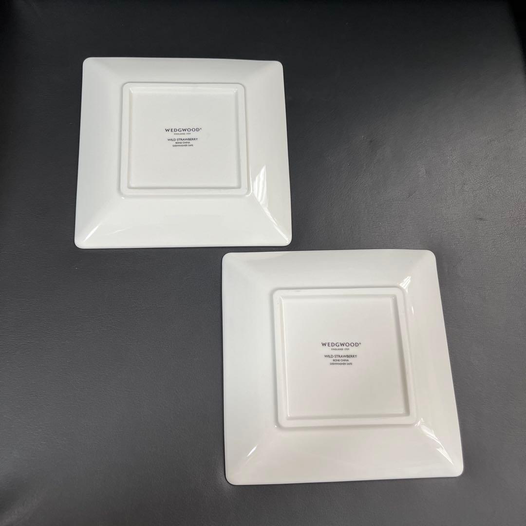 ［新品］ワイルドストロベリー　スクエアトレイ2枚セット
