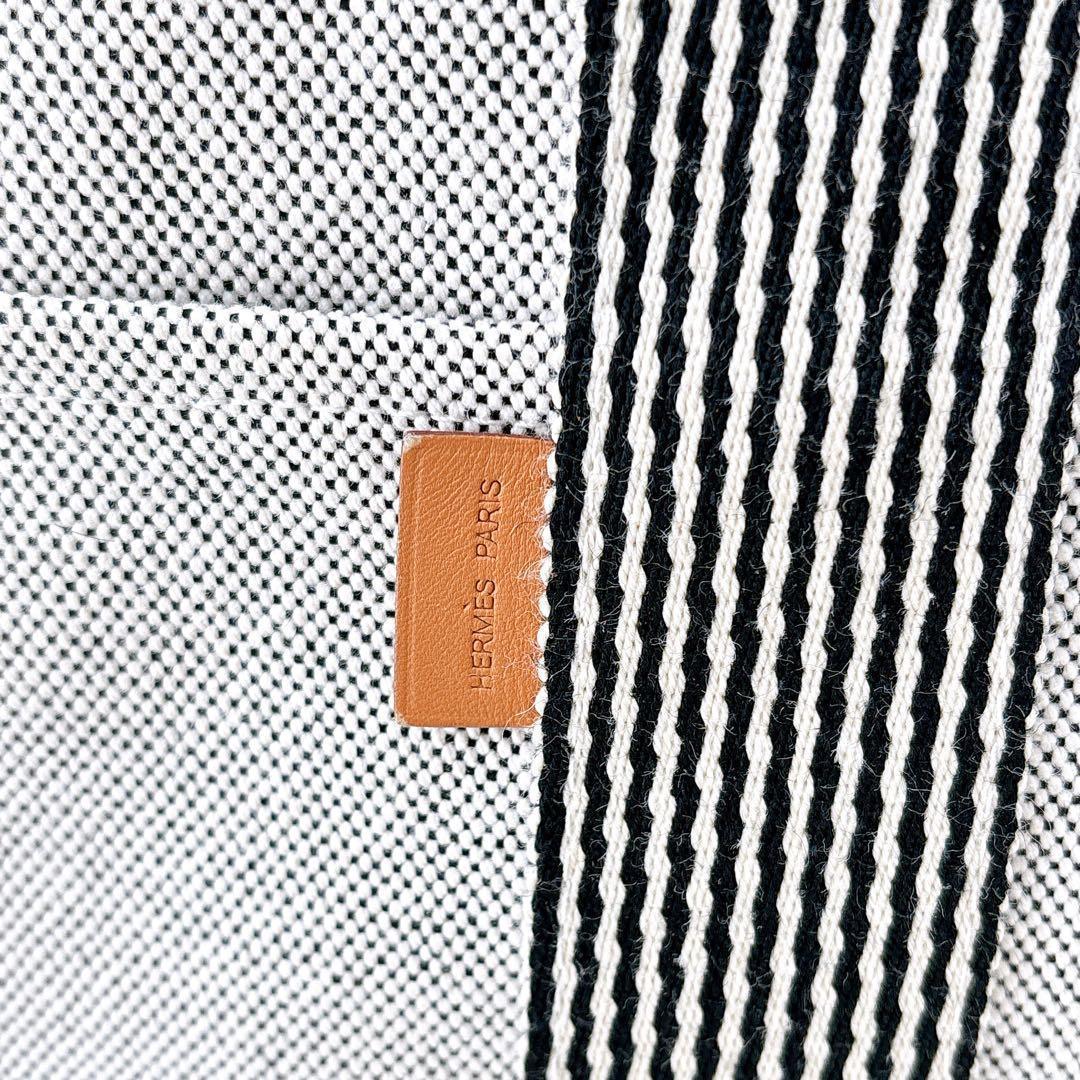 美品/エルメス/ニューフールトゥMM /トートバッグ/A4サイズ/エールライン/