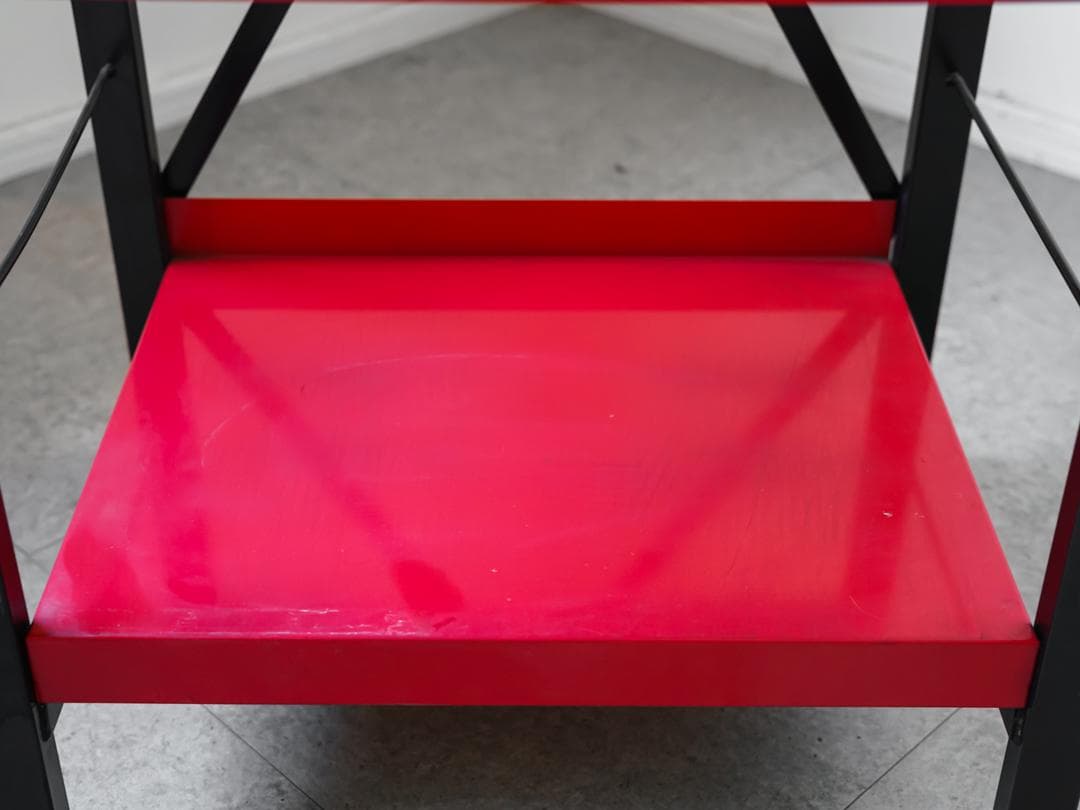 ヴィンテージ 日産 \"PIT WORK\" スチールメタルラック 非売品 什器