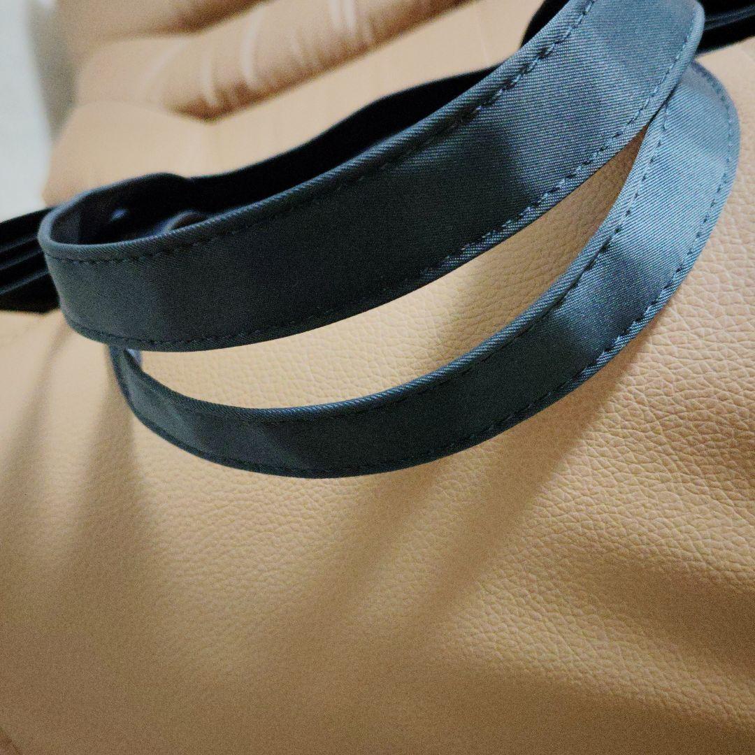 ファミリアfamiliar 紺色ネイビー入学式、受験トートバッグ