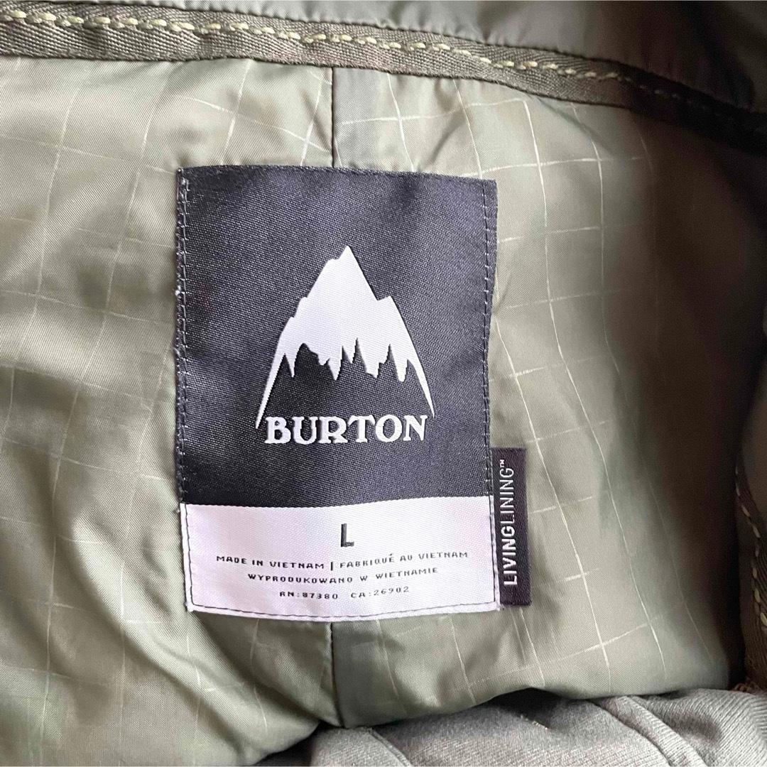 5466skf【美品】バートンビブ パンツ RESERVE ベージュ