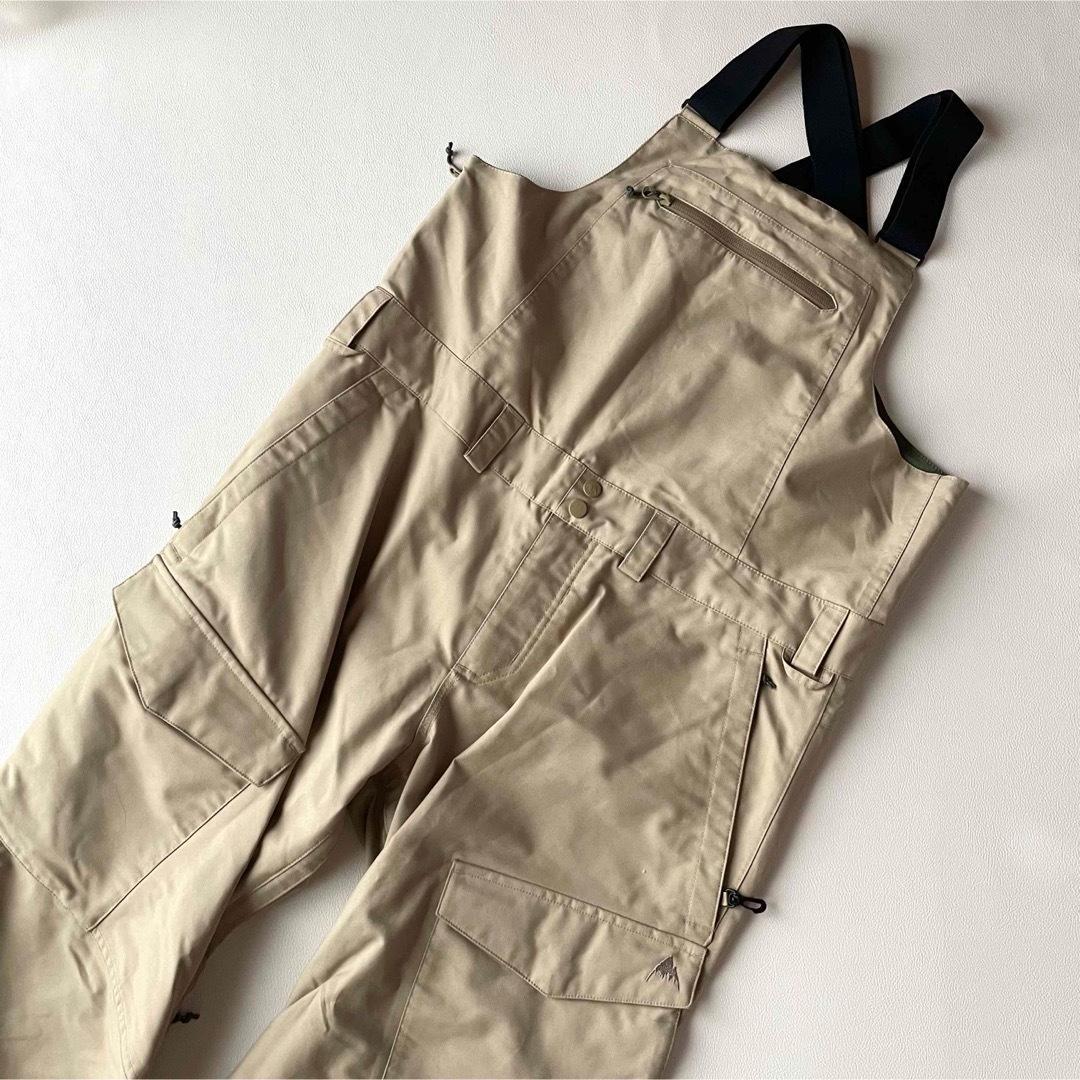 5466skf【美品】バートンビブ パンツ RESERVE ベージュ