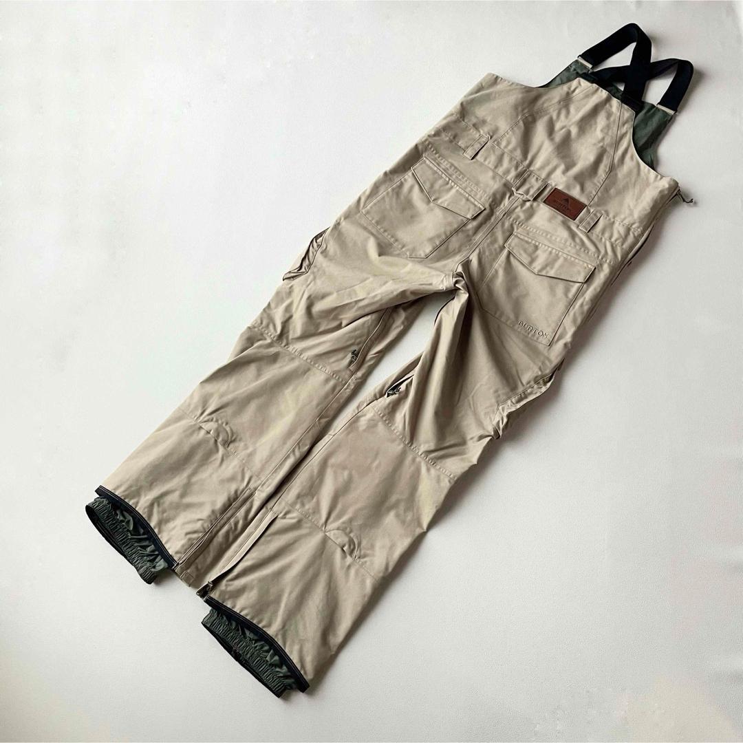 5466skf【美品】バートンビブ パンツ RESERVE ベージュ